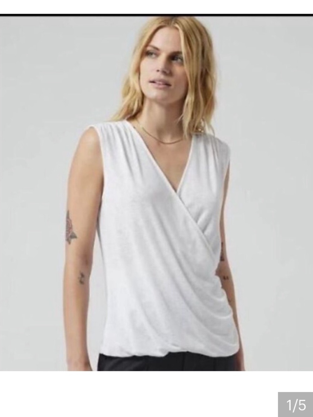 ATHLETA BREEZY WRAP TANK